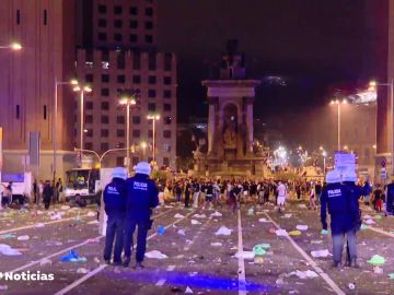 Detenidas 15 personas en varios botellones de Barcelona