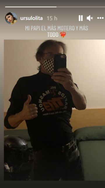 Úrsula Corberó comparte una foto de su padre