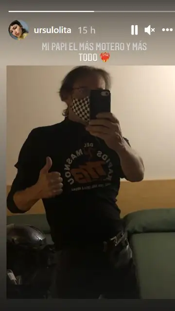 Úrsula Corberó comparte una foto de su padre Úrsula Corberó comparte una foto de su padre