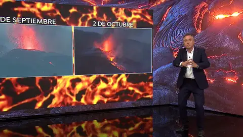 Roberto Brasero analiza el volcán Roberto Brasero analiza el volcán