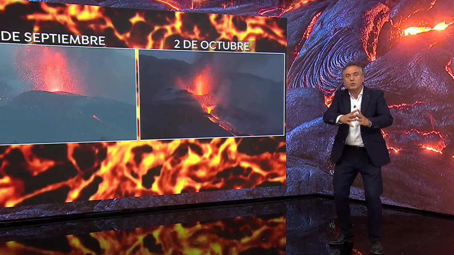 Roberto Brasero analiza el volc&aacute;n
