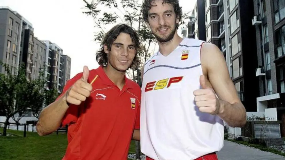 Rafa Nadal y Pau Gasol, viejos amigos Rafa Nadal y Pau Gasol, viejos amigos