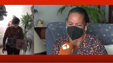 Chela, desolada por los efectos del volcán de La Palma: 