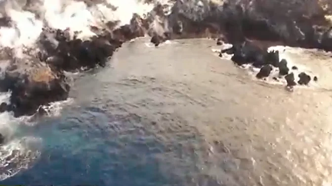 La lava m&aacute;s de cerca que nunca