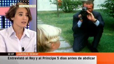 El rey Juan Carlos I desmiente una relación con Laurence Debray, autora de su biografía