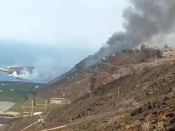 Lava volcán de La Palma