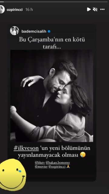 El Stories publicado por Salih Bademci que ha compartido Ozge