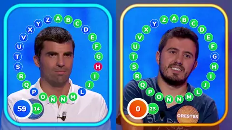 ¿Una remontada épica? Orestes deja a Jesús ante ‘El Rosco’ imposible: “Hay que acertar todas” ¿Una remontada épica? Orestes deja a Jesús ante ‘El Rosco’ imposible: “Hay que acertar todas”