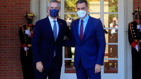 Pedro Sánchez y el secretario general de la OTAN, Jens Stoltenberg Pedro Sánchez y el secretario general de la OTAN, Jens Stoltenberg