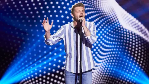 Miguel Moreno canta ‘Aunque me cueste la vida’ en las Audiciones a ciegas de ‘La Voz’ 'La Voz'