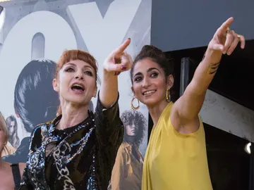 Najwa Nimri y Alba Flores Najwa Nimri y Alba Flores