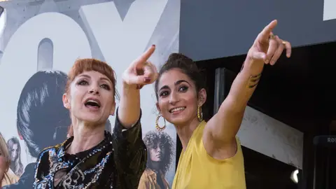 Najwa Nimri y Alba Flores Najwa Nimri y Alba Flores
