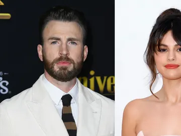 Chris Evans y Selena Gomez Chris Evans y Selena Gomez