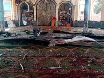 Mezquita en la que se produjo el atentado en Kunduz