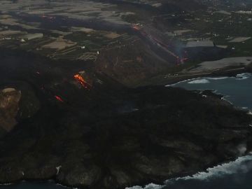 Delta de lava en La Palma