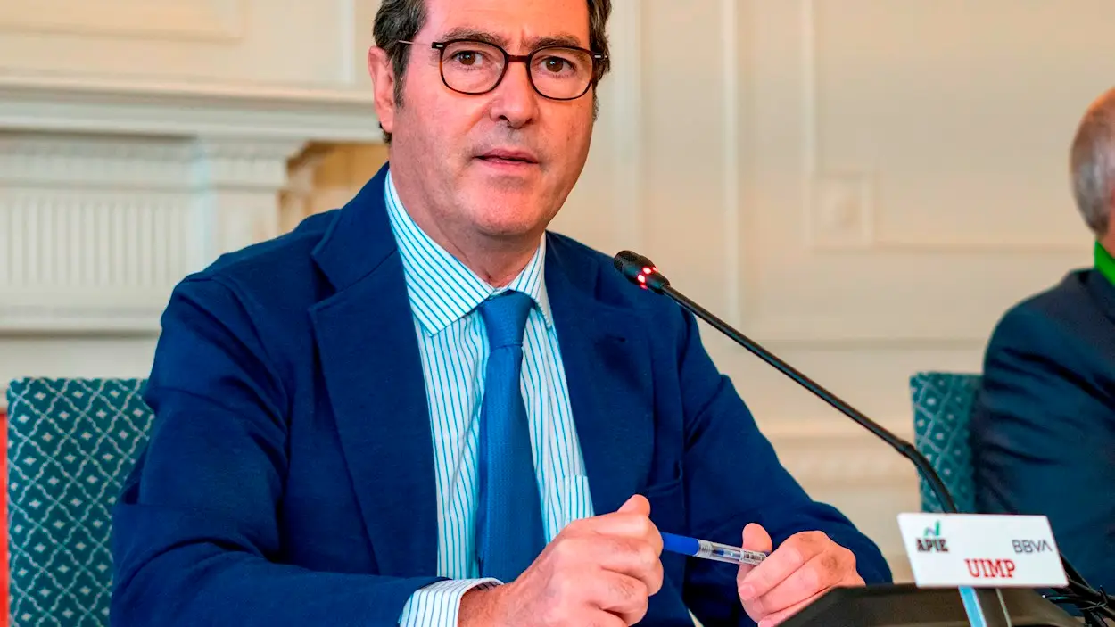 El presidente de la CEOE, Antonio Garamendi, en una fotografía de archivo El presidente de la CEOE, Antonio Garamendi, en una fotografía de archivo