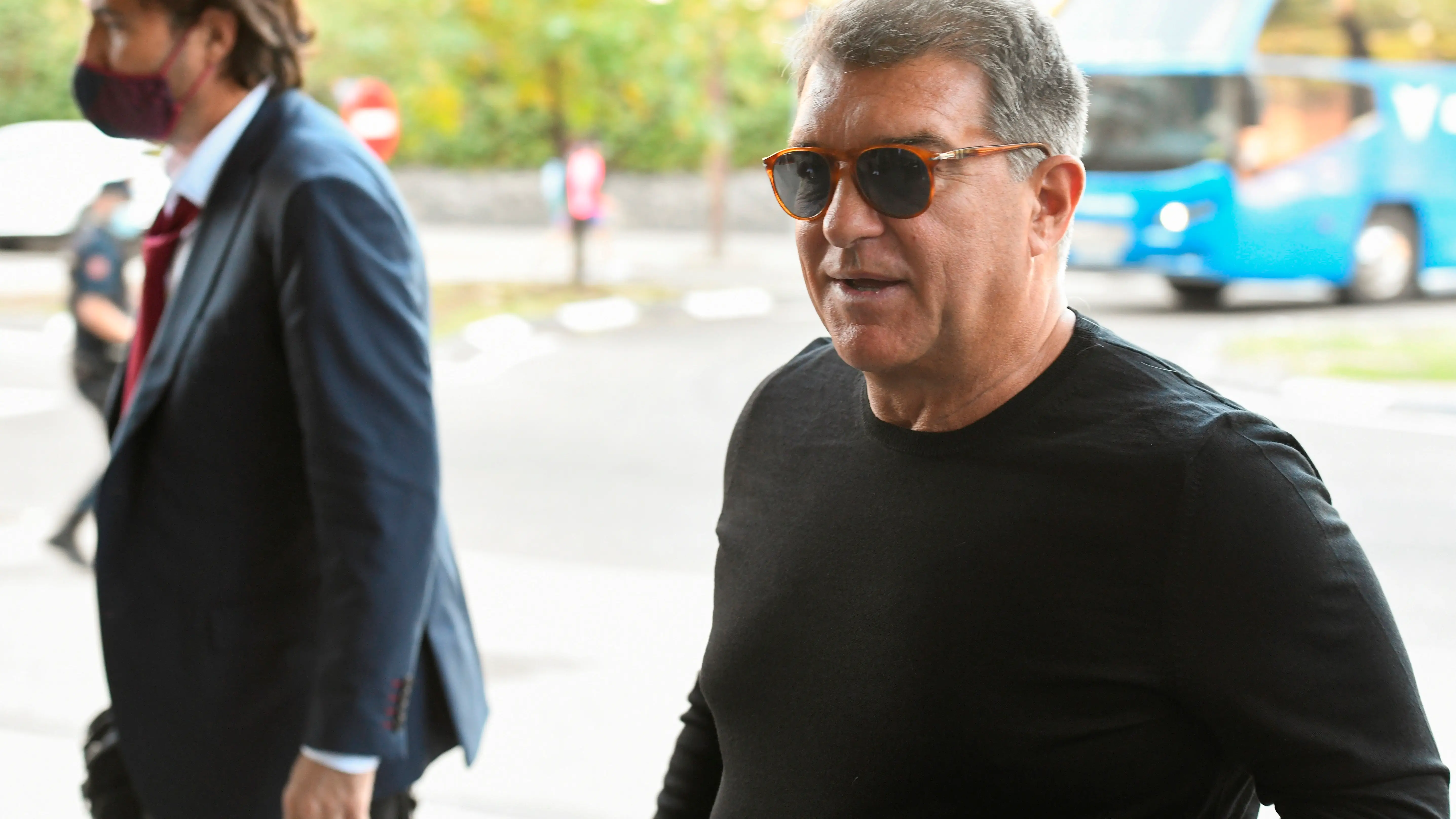 El presidente del Barcelona Joan Laporta