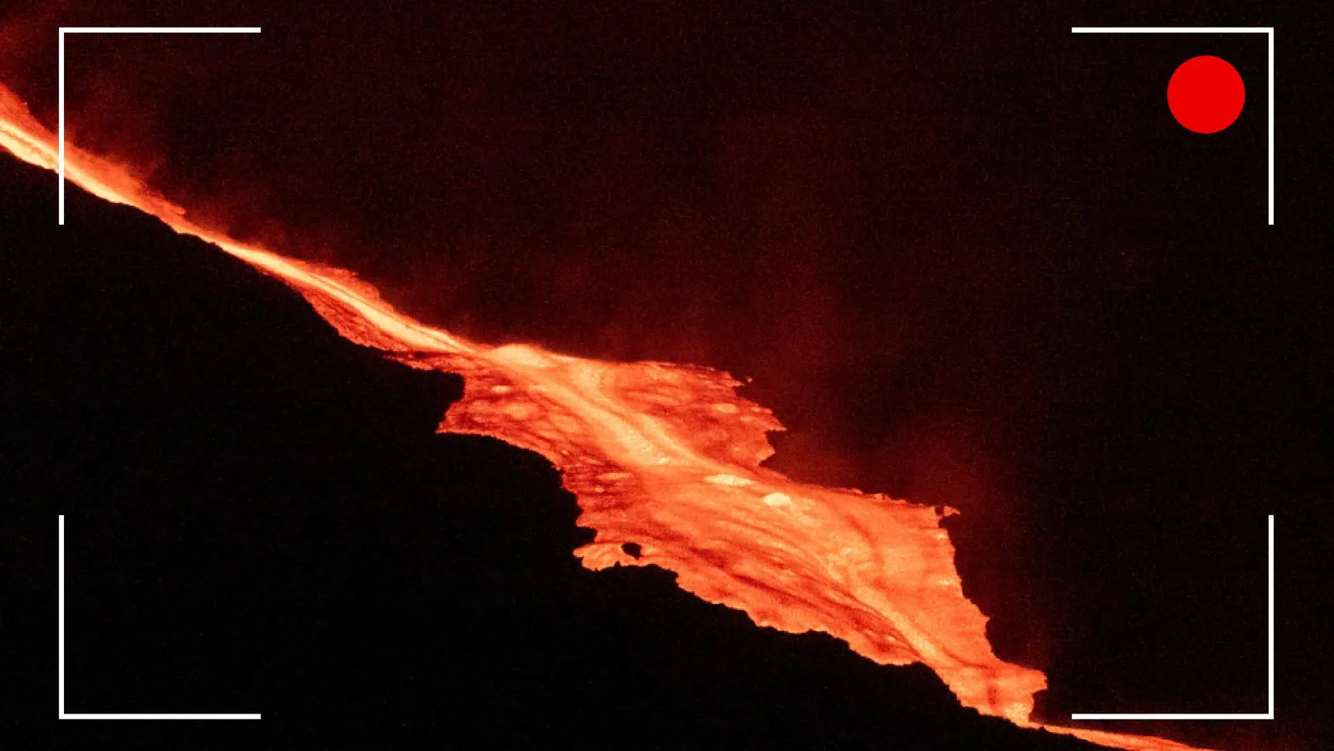 Erupción del volcán de la isla de la Palma, streaming en directo