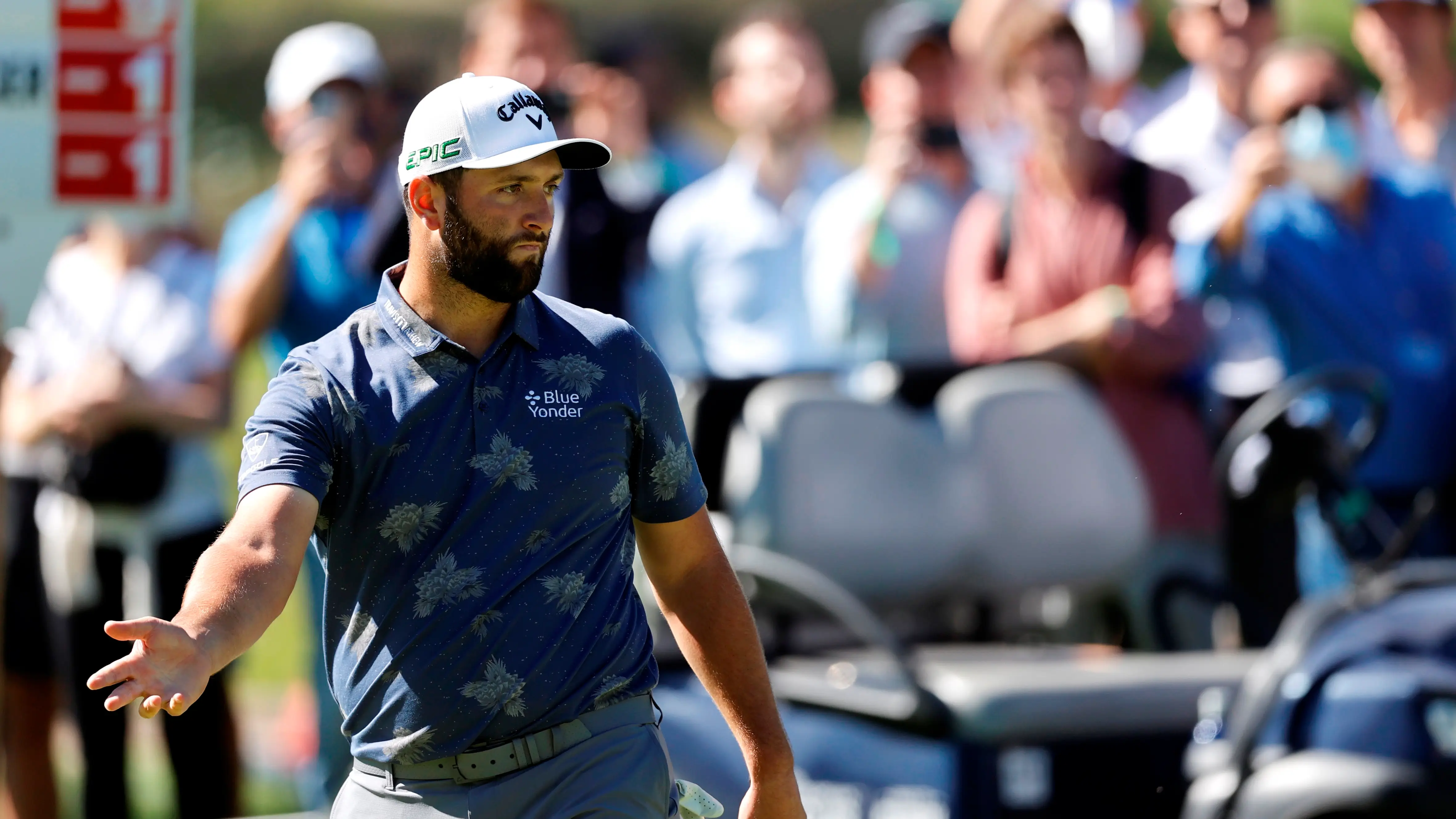Jon Rahm se queja de los ruidos del público en el Open de España: "¡Todos los hoyos lo tenemos que decir!" Jon Rahm se queja de los ruidos del público en el Open de España: "¡Todos los hoyos lo tenemos que decir!"
