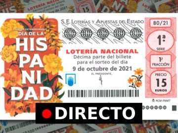 Sorteo Lotería Nacional, en directo: Comprobar lotería Día de la Hispanidad hoy