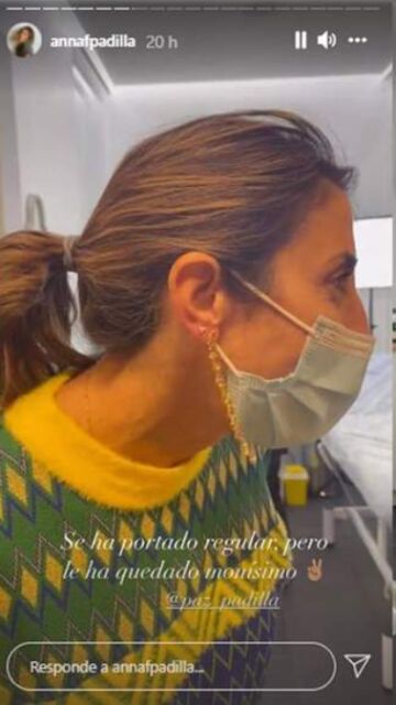 Paz Padilla se hace un piercing