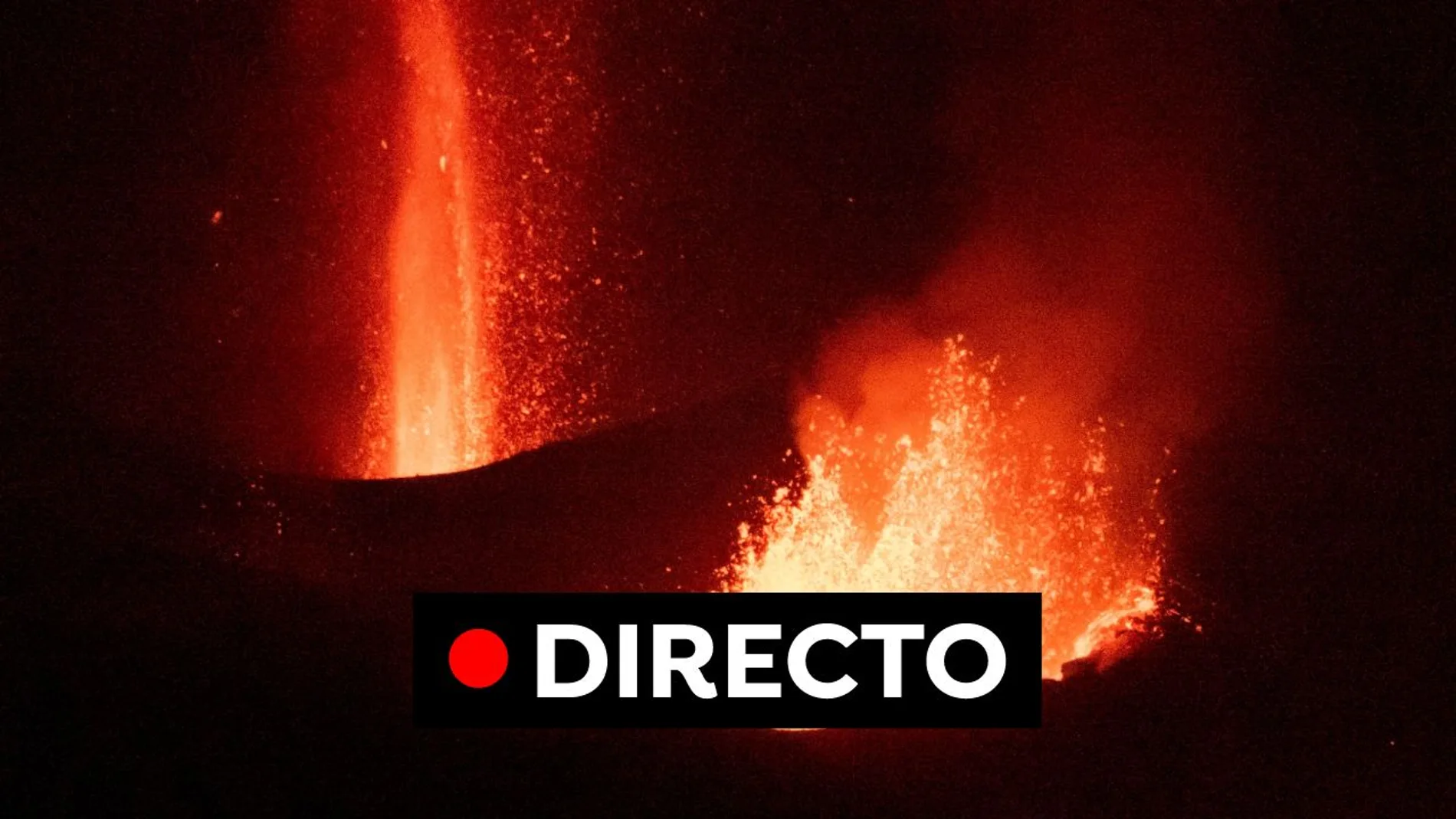 Última hora de la erupción volcánica de La Palma: nueva jornada de gran efusividad del volcán, en directo