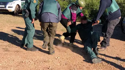 Imagen del curso impartido por la Guardia Civil Imagen del curso impartido por la Guardia Civil