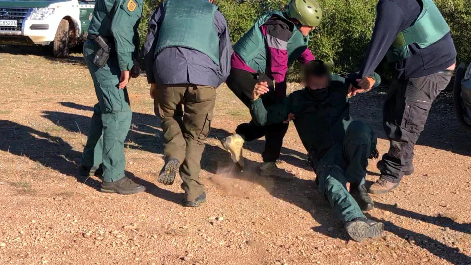 Imagen del curso impartido por la Guardia Civil