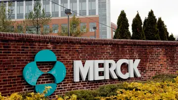 El logotipo de la compañía Merck & Co El logotipo de la compañía Merck & Co