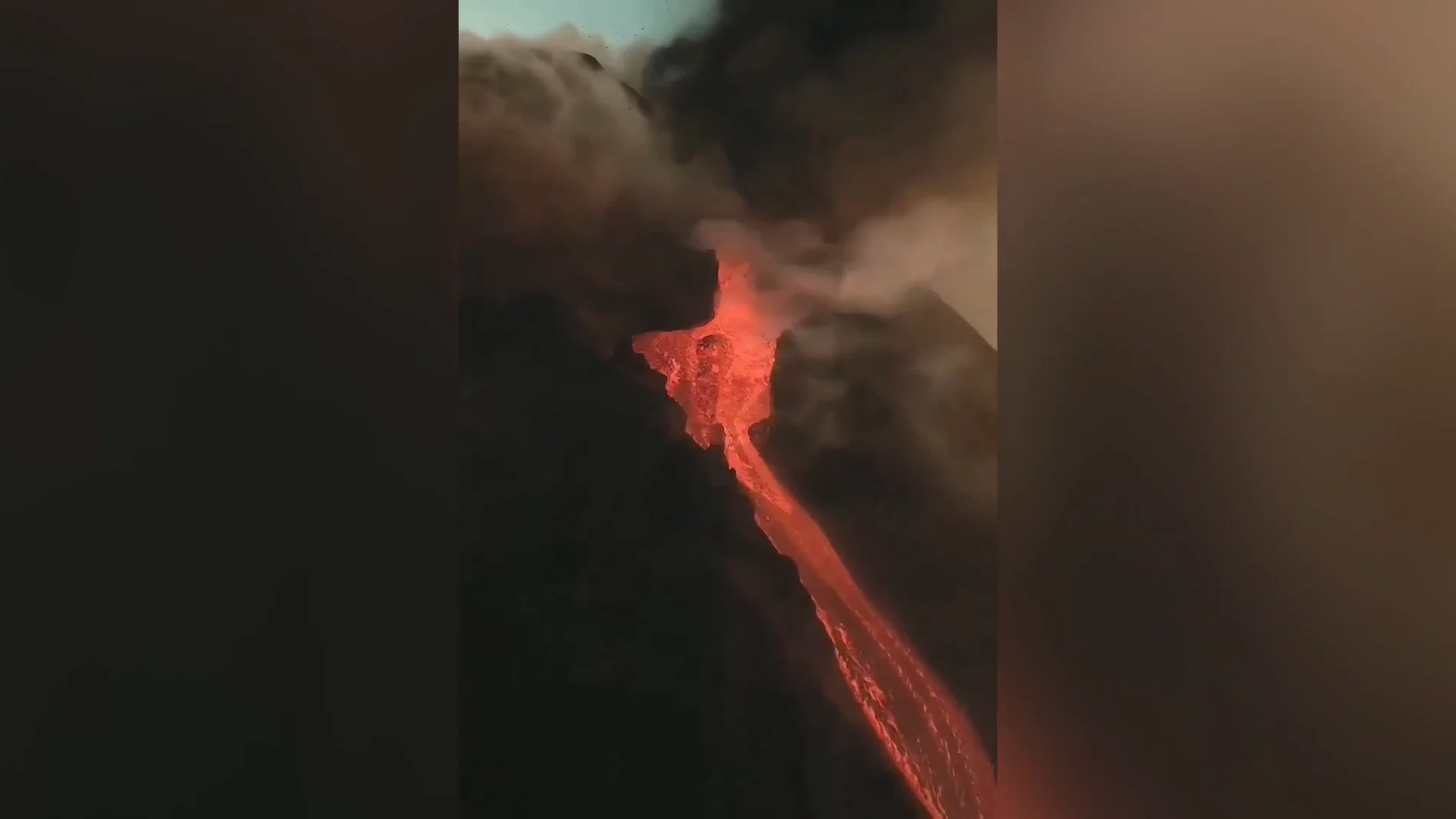 Las imágenes de los destrozos provocados por el volcán de La Palma a vista de dron