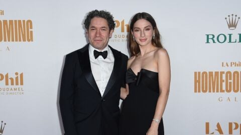 maría valverde y Gustavo dudamel