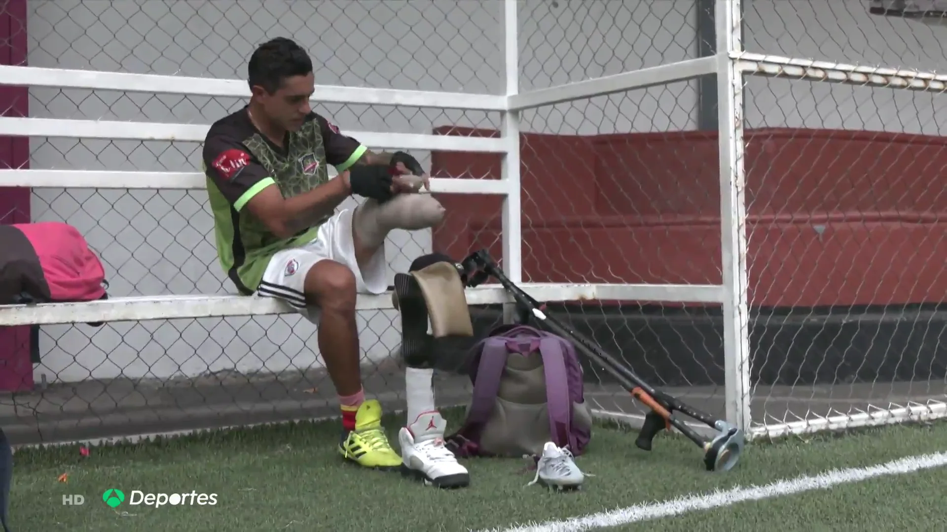 Hugo perdi&oacute; una pierna por un accidente y ahora ha sido convocado por la selecci&oacute;n mexicana de amputados