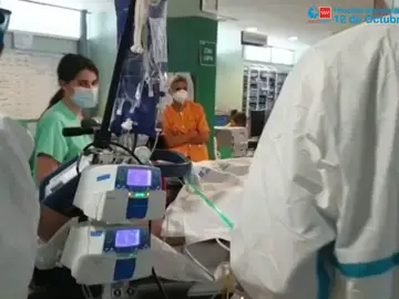 Una paciente embarazada y con coronavirus se recupera tras ser conectada a un pulmón artificial y da a luz a una niña
