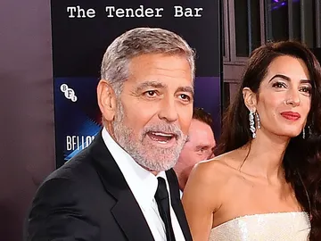 George Clooney y Amal Clooney en el Festival de Cine de Londres George Clooney y Amal Clooney en el Festival de Cine de Londres