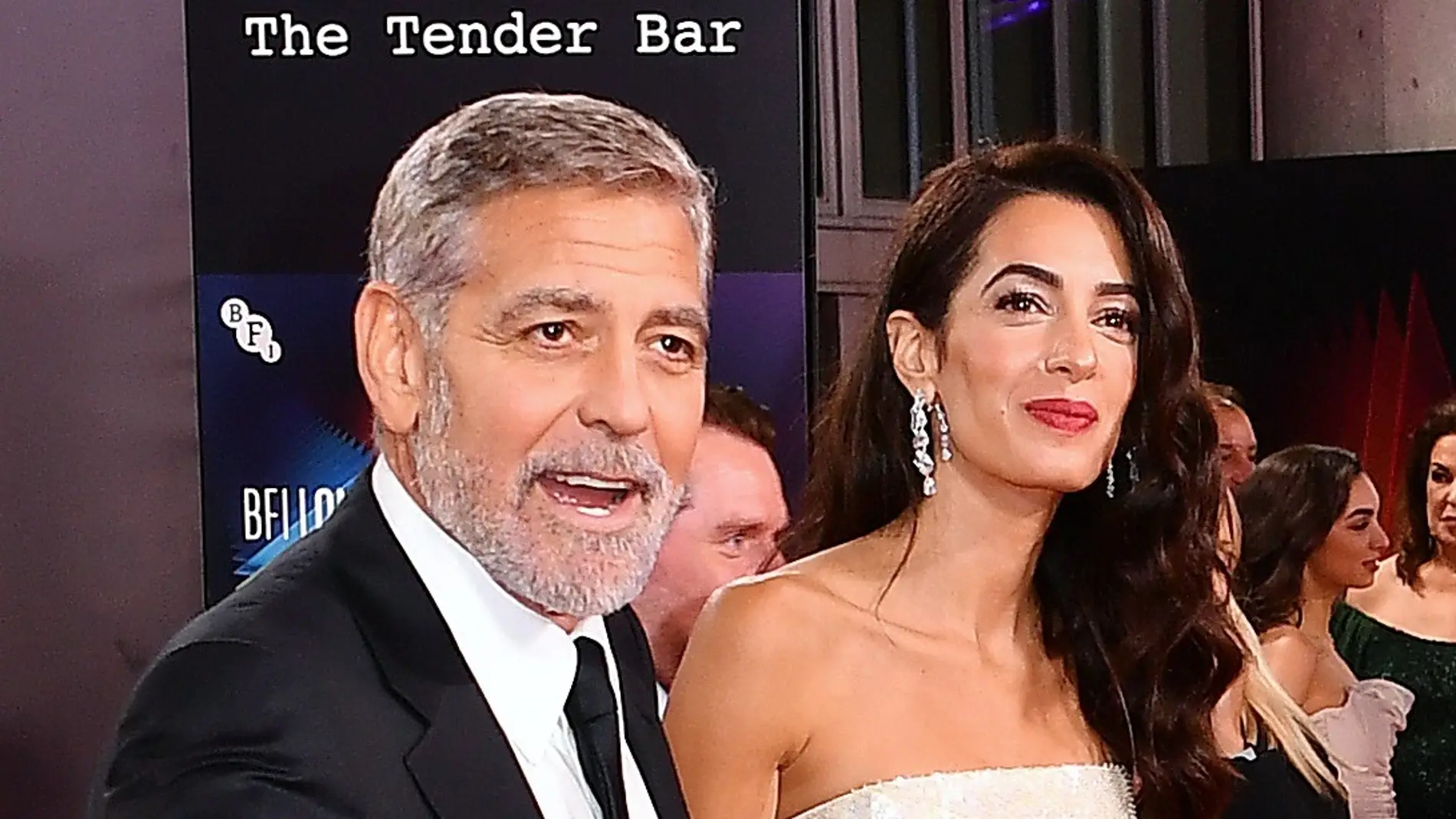 George Clooney y Amal Clooney en el Festival de Cine de Londres