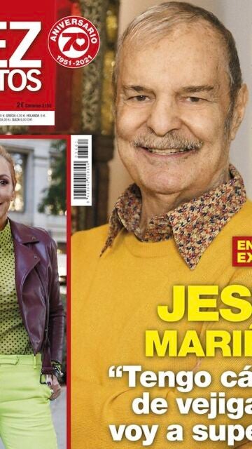 Jesus Mariñas en la portada de la revista 'Diez Minutos'