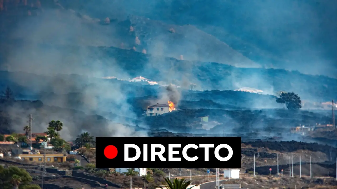 Volcán La Palma: Confinadas casi 3.000 personas en dos municipios ante el avance de la lava, en directo Volcán La Palma: Confinadas casi 3.000 personas en dos municipios ante el avance de la lava, en directo
