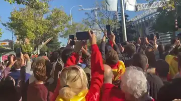 Abucheos a Pedro Sánchez en el Desfile del Día de la Hispanidad