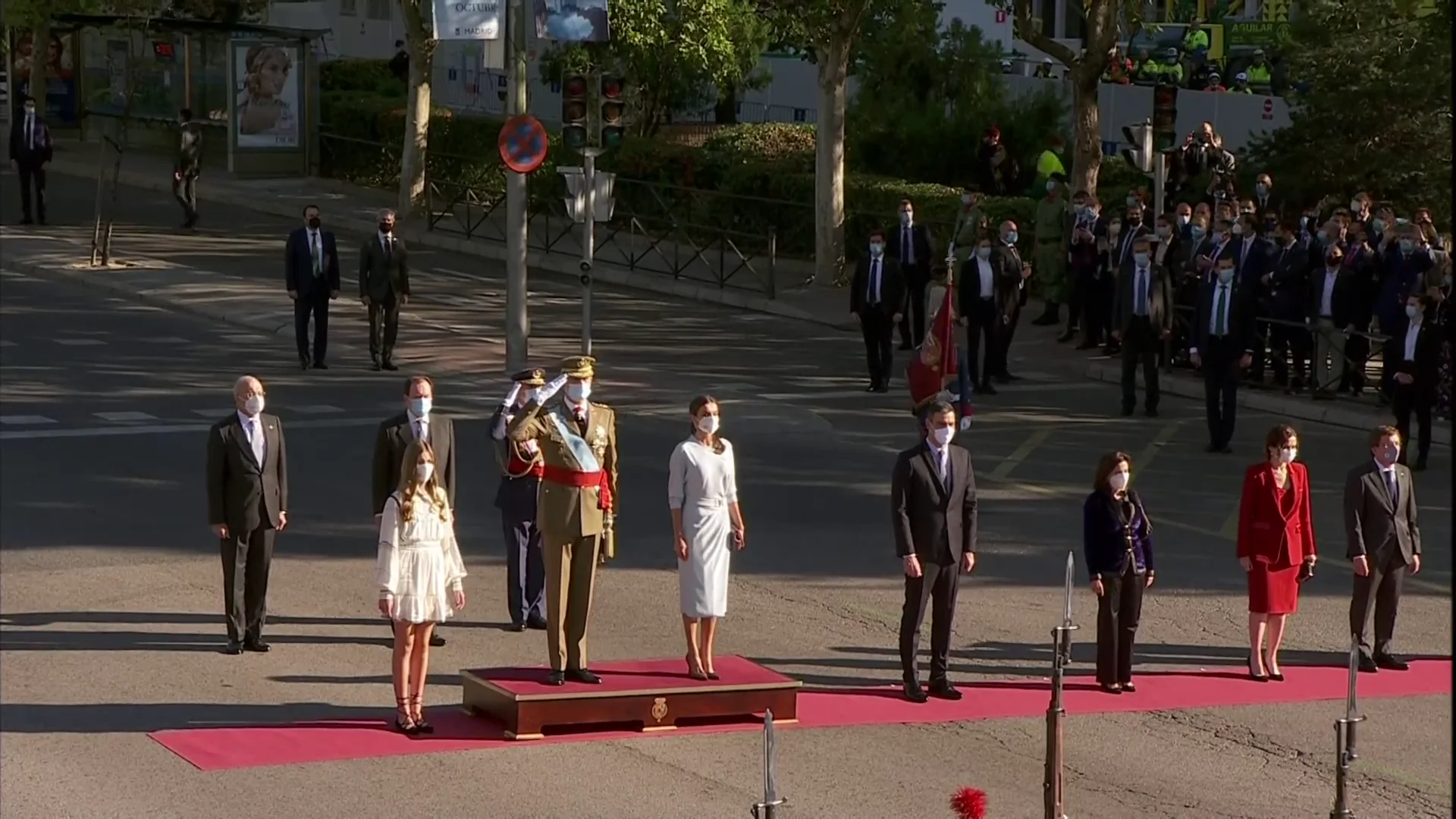 Los reyes presiden este martes en Madrid el desfile de las Fuerzas Armadas por el Día de la Hispanidad Los reyes presiden este martes en Madrid el desfile de las Fuerzas Armadas por el Día de la Hispanidad