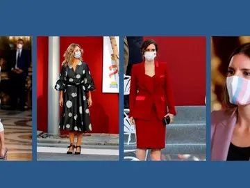 La reina doña Letizia, Yolanda Díaz, Isabel Díaz Ayuso e Irene Montero La reina doña Letizia, Yolanda Díaz, Isabel Díaz Ayuso e Irene Montero