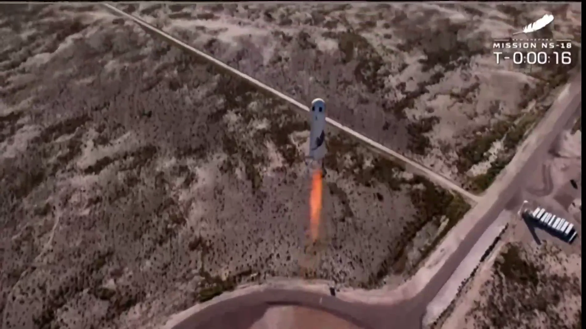 Lanzamiento de Blue Origin con el actor William Shatner de Star Trek entre los tripulantes, en vídeo
