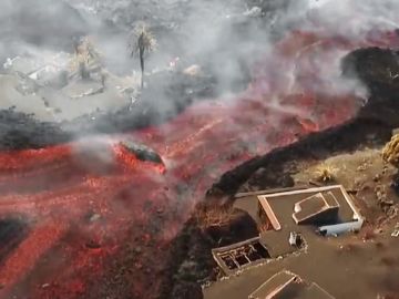 Así son las tres coladas del volcán de La Palma que permanecen activas