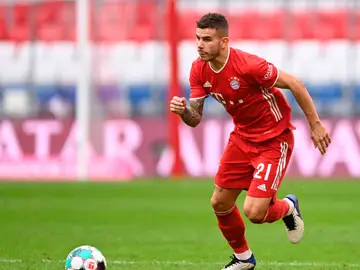 Lucas Hernández, en un partido con el Bayern de Múnich Lucas Hernández, en un partido con el Bayern de Múnich