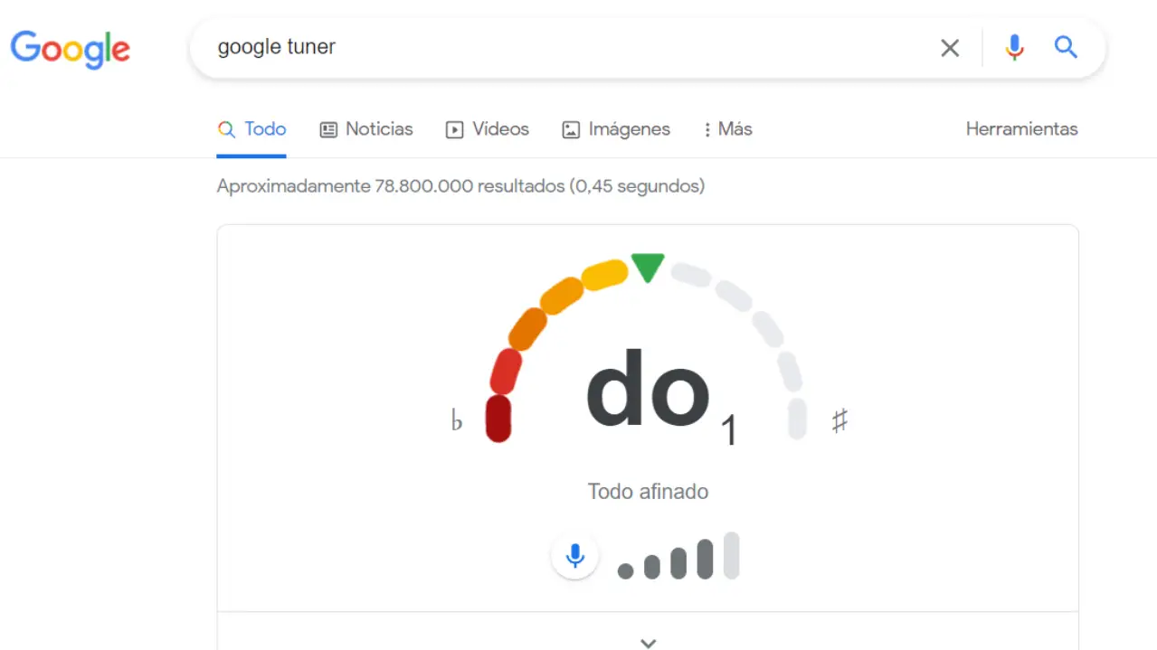 Google lanza un afinador de guitarras online