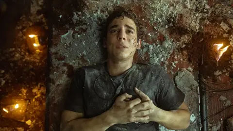 Miguel Herrán como Río en el final de 'La casa de papel' Miguel Herrán como Río en el final de 'La casa de papel'