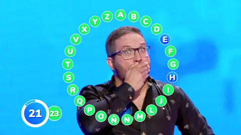 Javi sorprende a Orestes en ‘El Rosco’: ¡17 aciertos consecutivos y a dos del bote de ‘Pasapalabra’! Javi sorprende a Orestes en ‘El Rosco’: ¡17 aciertos consecutivos y a dos del bote de ‘Pasapalabra’!