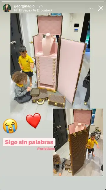 El joyero de Louis Vuitton de 124.000 euros que le ha regalado Cristiano Ronaldo a Georgina Rodríguez El joyero de Louis Vuitton de 124.000 euros que le ha regalado Cristiano Ronaldo a Georgina Rodríguez