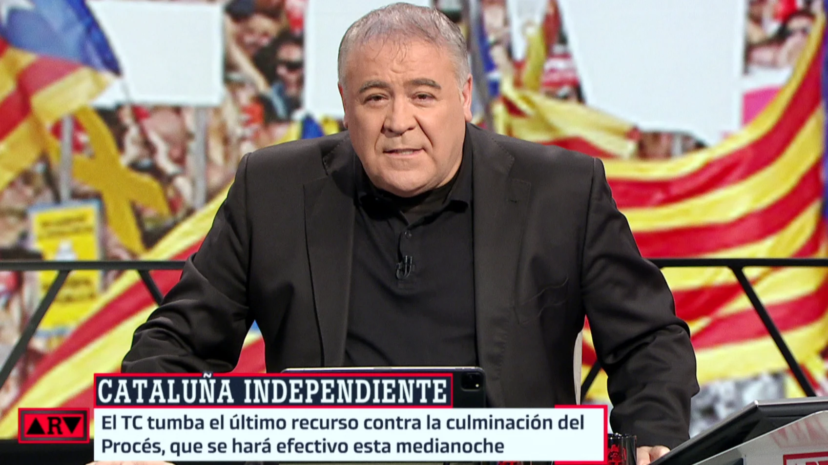 Ferreras informa de la inminente independencia de Cataluña: el mal sueño de Povedilla Ferreras informa de la inminente independencia de Cataluña: el mal sueño de Povedilla