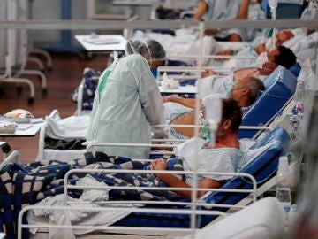 Hospital en Brasil con pacientes con coronavirus