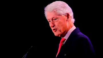 Fotografía de archivo de Bill Clinton durante un evento de la Clinton Fundation